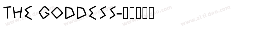 The Goddess字体转换